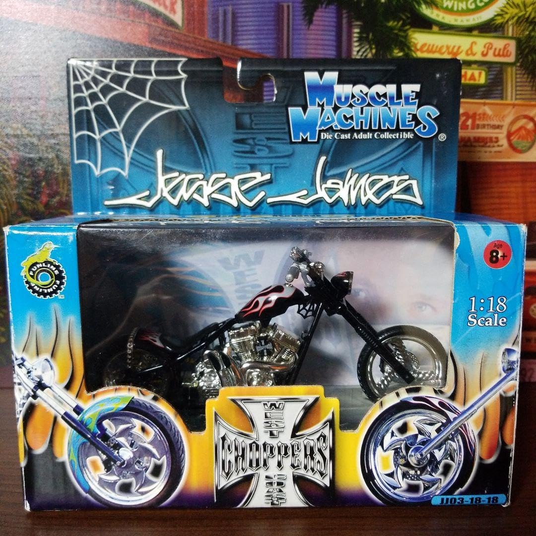 ウエストコーストチョッパーズ バイク ミニカー 1/18 ブラック