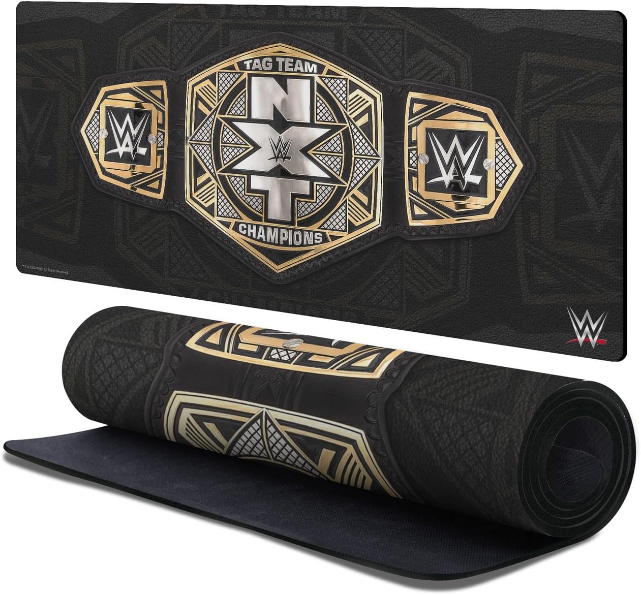 Head Case Designs Officially Licensed WWE Undisputed Championship Title Belts 23.62 x 11.81 x 0.12 inches (600 x 300 mm) - L Gaming Office Desk PC Keyboard Mouse Mat Pad