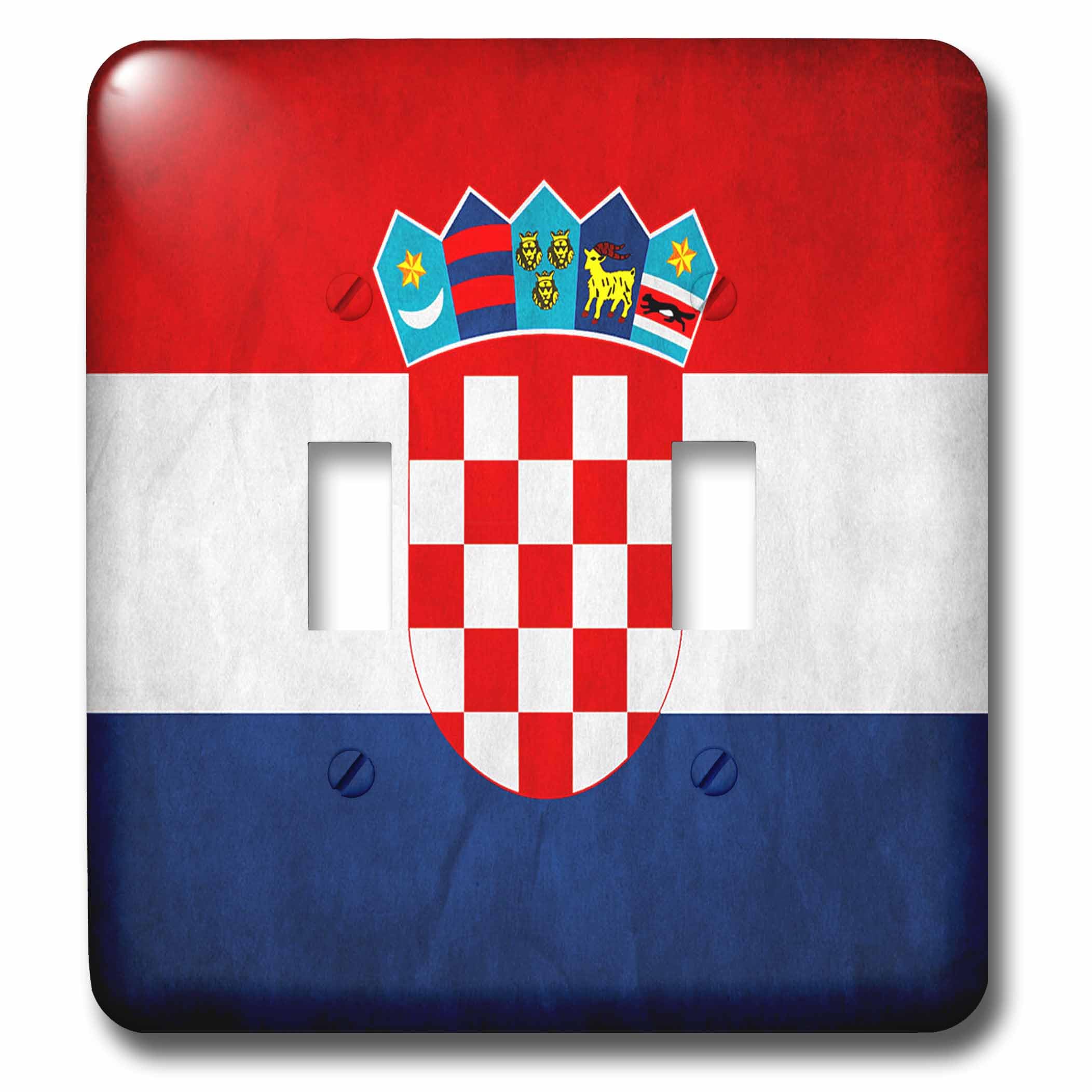 Croatia Flag interrupteur à baïonnette au mécanisme fluide et design multicolore