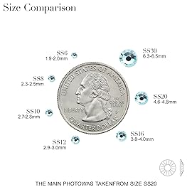 Novani 3000 Pieces Flatback Rhinestones Glass Round Gems Teal Volcano Crystals for Nail Art DIY Crafts Clothes Shoes,SS10,2.7-2.9mm