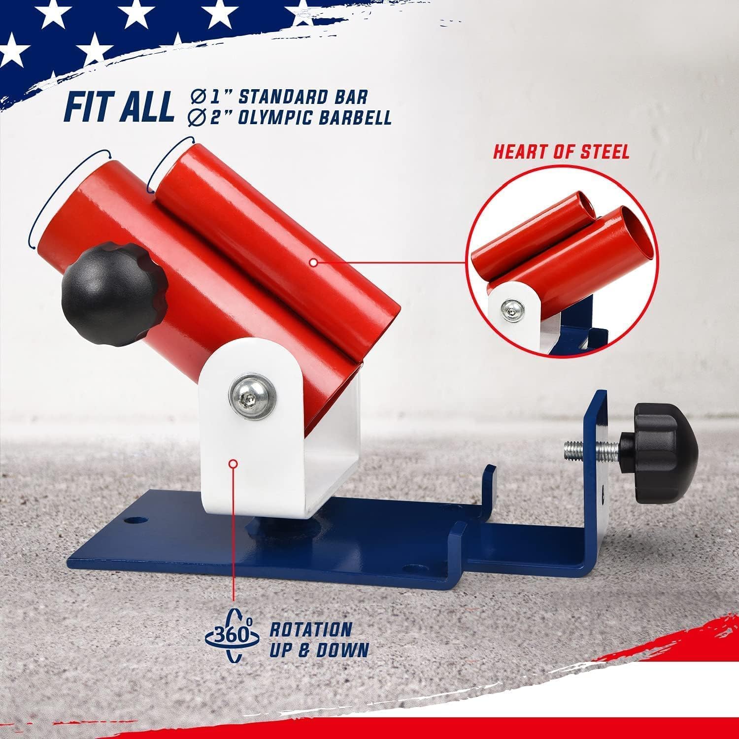 Yes4All Exercise Machine Adjustable T Bar Row Attachment, D Row Handle/Landmine Handle Attachment with Textured Rubber Handles