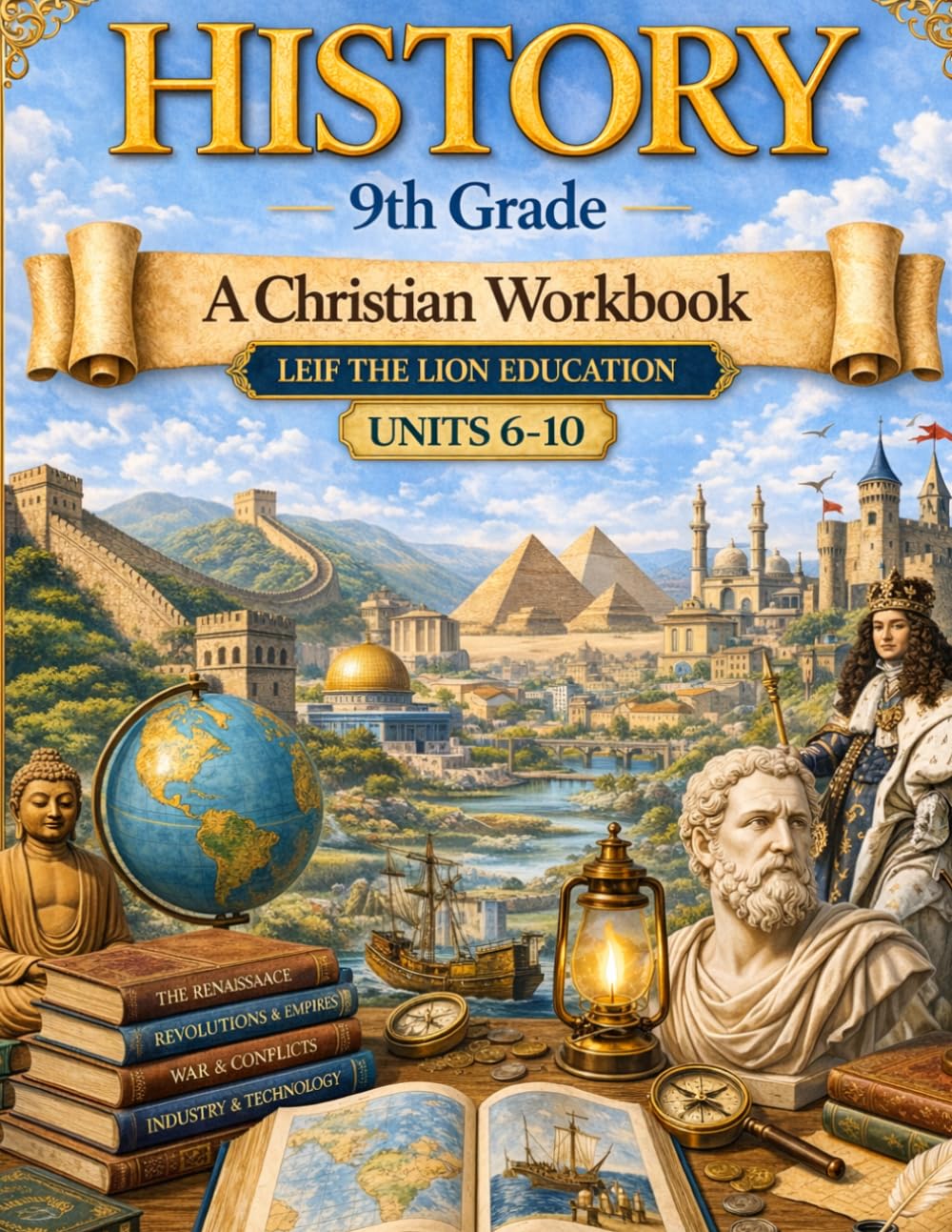 9th Grade Math - Semester 2: A Christian Homeschool Workbook (Units 6 - 10) (History Semester Workbooks)