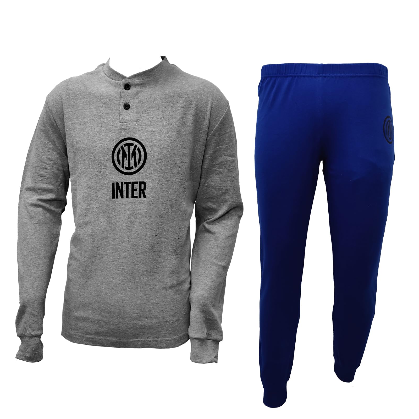 Pigiama Inter Per Bambini E Ragazzi - Felpa Con Zip E Pantaloni, 60% Cotone 40% Poliestere - Foto 7