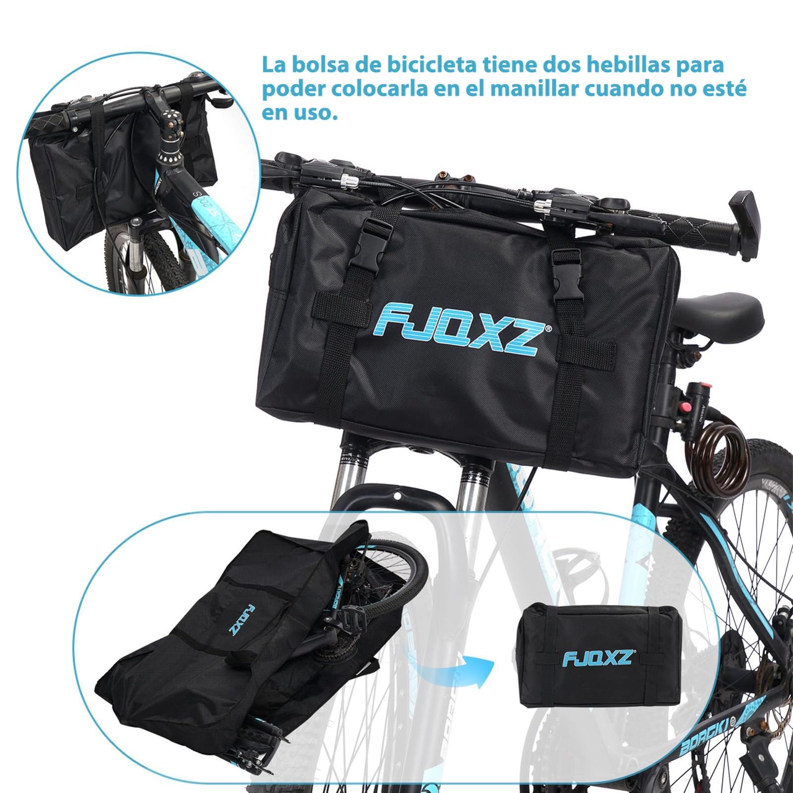 Bolsa de Almacenamiento para 26" Impermeable Bolsa Transporte Bicicleta 1680D Oxford Bolsa de Viaje Plegable de Bicicleta para Avión, Viajes en Tren
