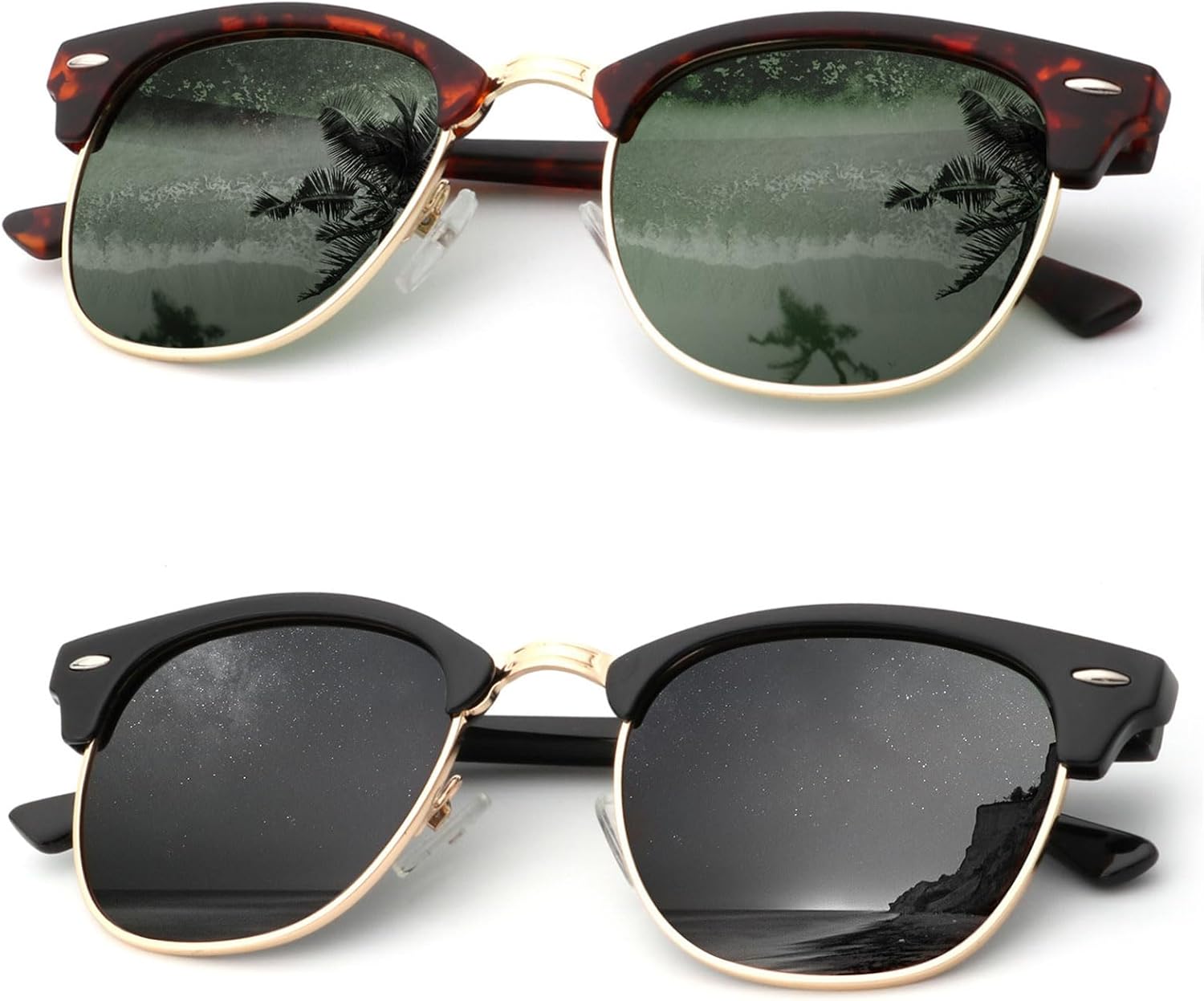 KALIYADI Sunglasses Men Polarized for Mens and Womens Unisex Sun Glasses for Driving UV Protection