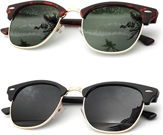 KALIYADI Polarized Sunglasses for Men & Women - UV400 Protection, Anti-Glare Driving Glasses, Lightweight Unisex Shades