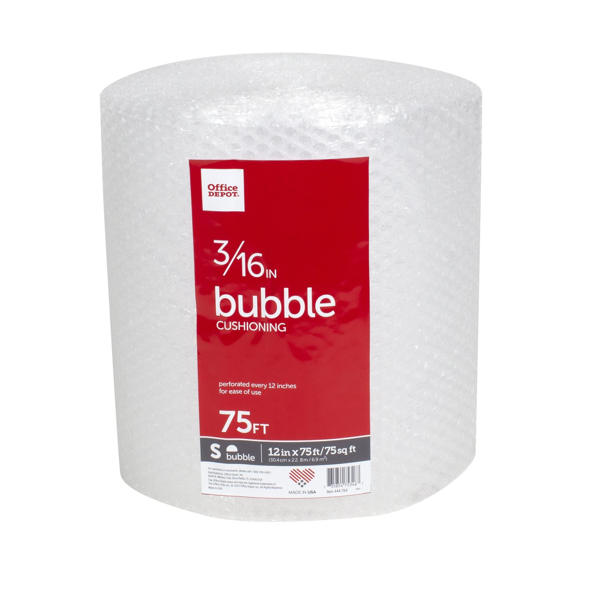 Office Depot® Brand Bubble Roll, 3/16