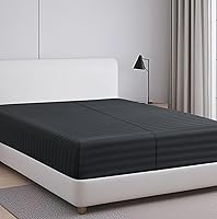 Vista 35 de 2 paquetes de sábanas ajustables 100% algodón egipcio tamaño TwinXL, sábana ajustable de 600 hilos de algodón, sábana bajera con bolsillo profundo