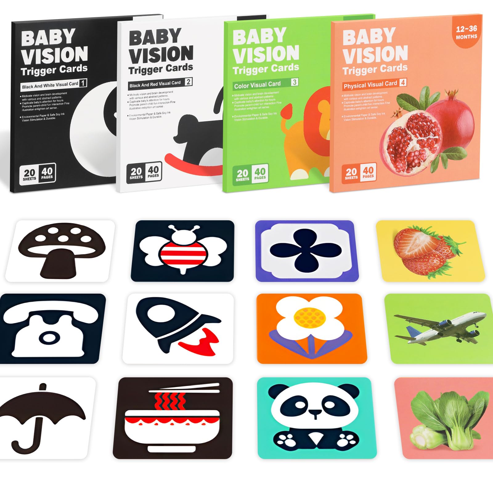 Tarjetas Estimulacion Bebe De A Meses Tarjetas Sensoriales