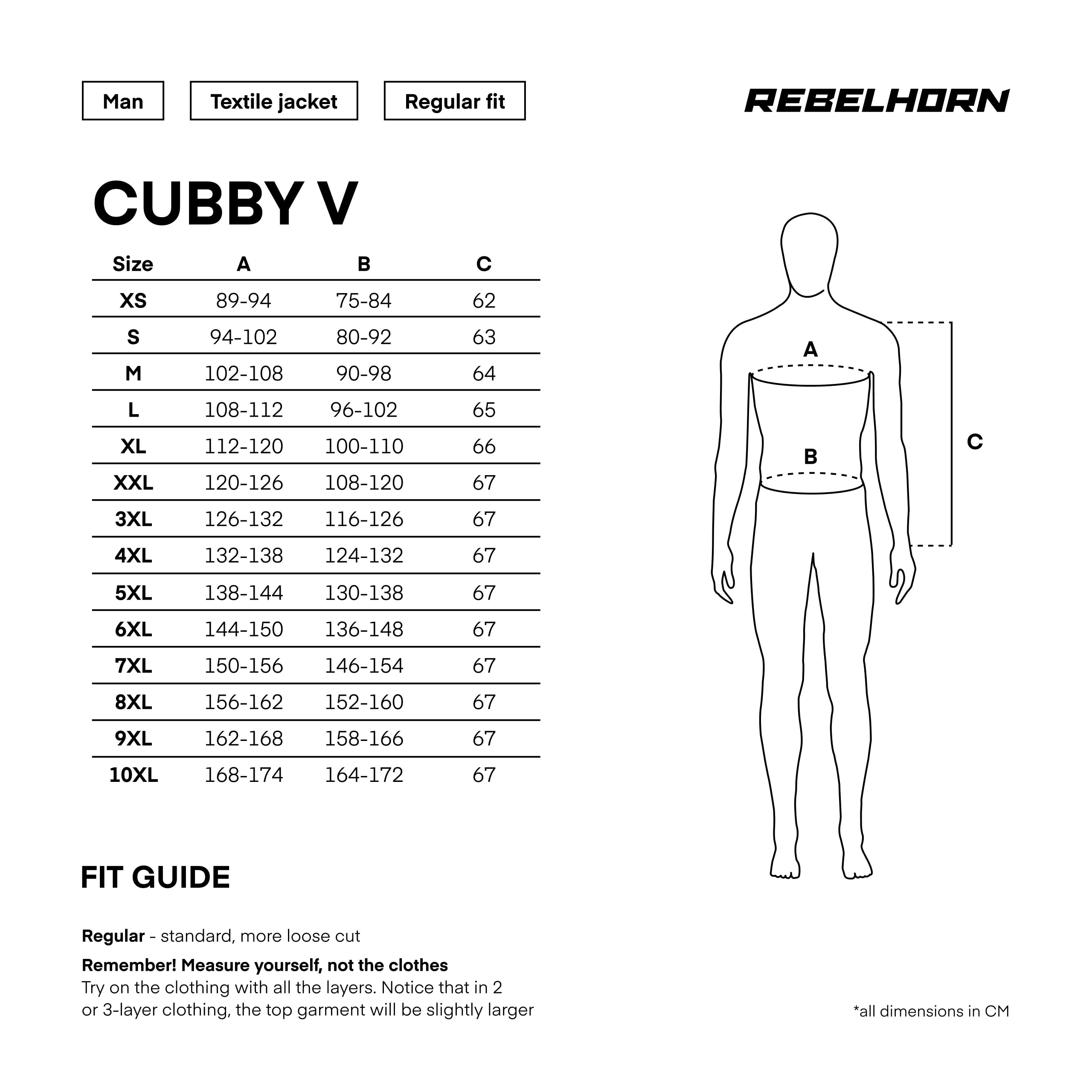REBELHORN Cubby V Kurtka Motocyklowa Męska | Tekstylna | Ochraniacze Łokci i Barków Poziom 2 | Wyjmowana Membrana In&Out oraz Kamizelka Ocieplająca | Duże Panele Wentylacyjne | Rozmiary do 10XL