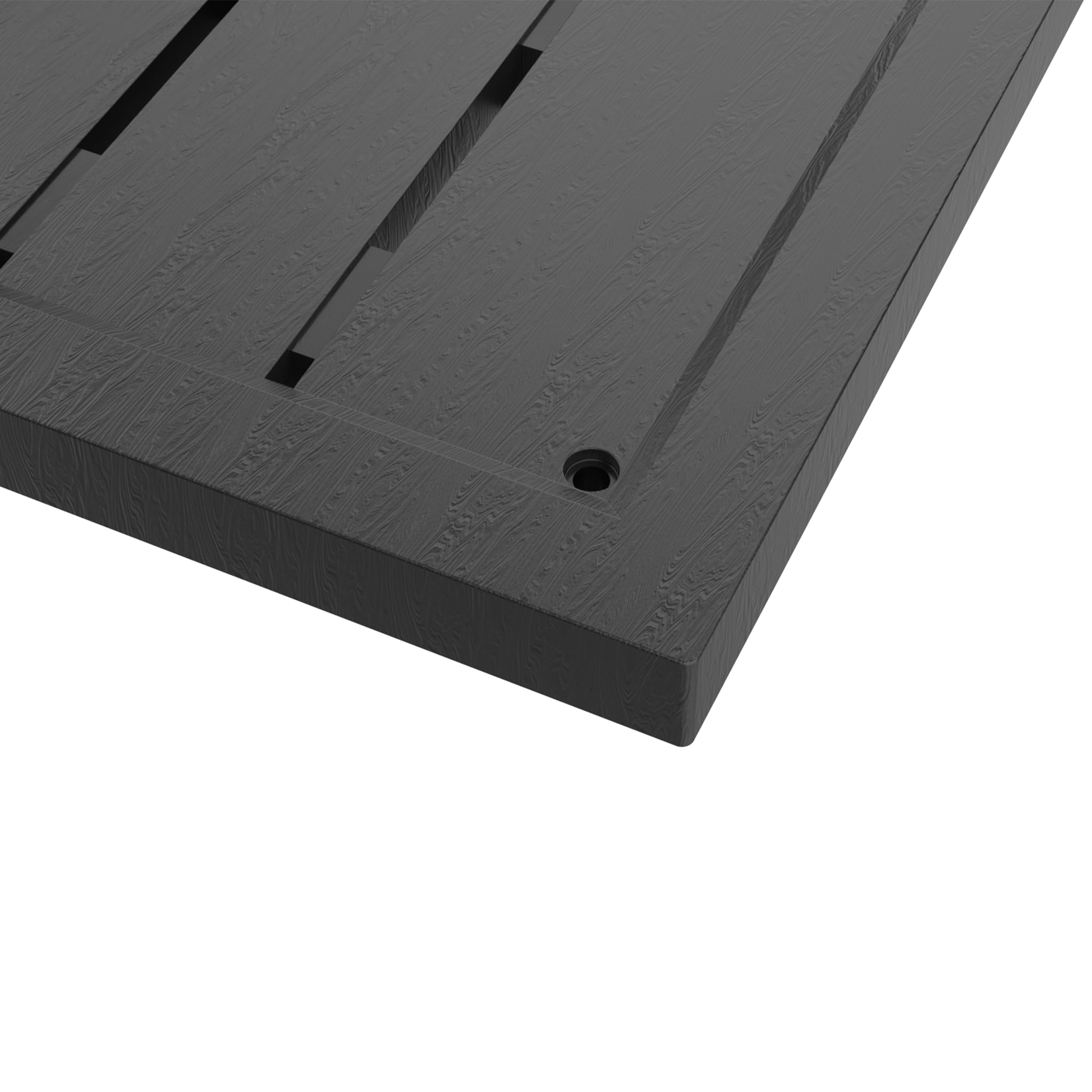 LZQ Placa de suelo solar para ducha de jardín, plástico PP, 100 x 65 cm