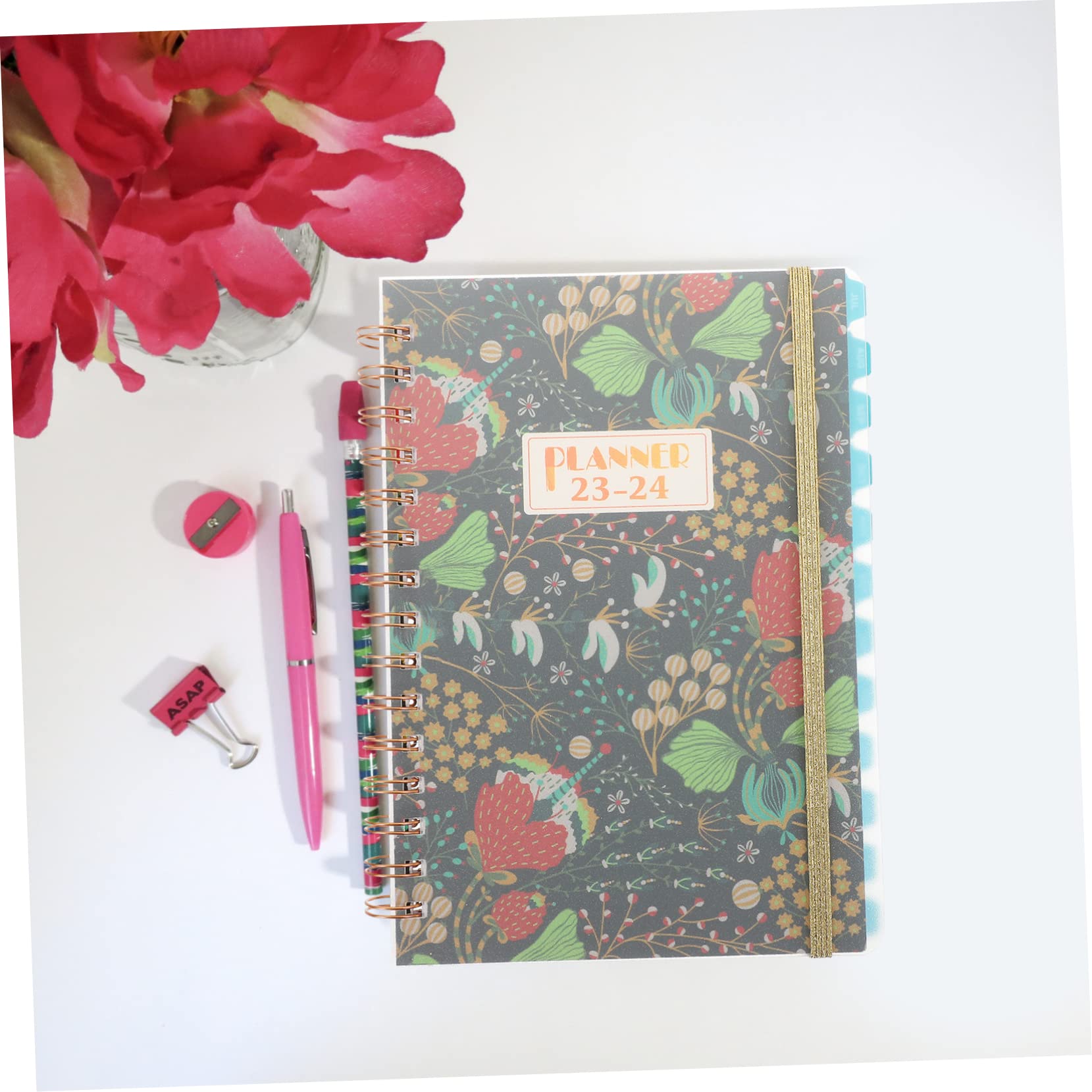 VILLCASE 4pezzi Agenda Accademica Multi- Planner Portatile Per e Scuola Organizzatore Per Studenti e Lavoratori Spessa Anti- Design