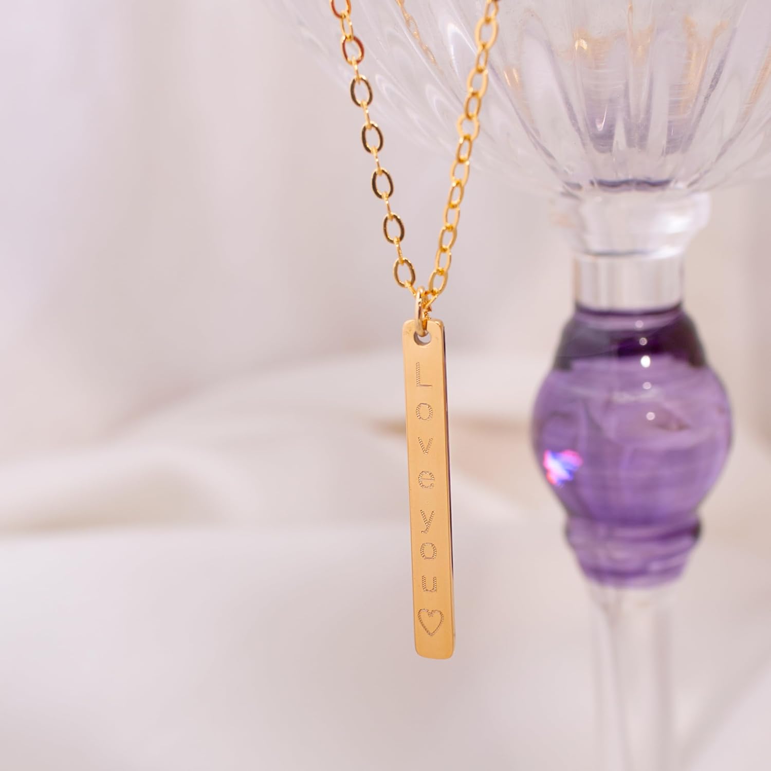 Petite Boutique Vertical Name Necklace for Women Personalized Vertical Name Necklace Customized Jewelry Custom Name Necklace for Men Girls Name Necklace Personalized Vertical Necklace Gift