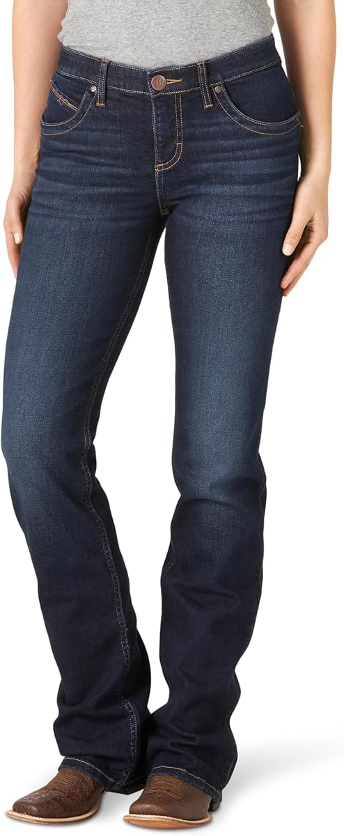 Womens Cool Vantage Q-Baby Mid Rise Boot Cut Ultimate Riding Jean