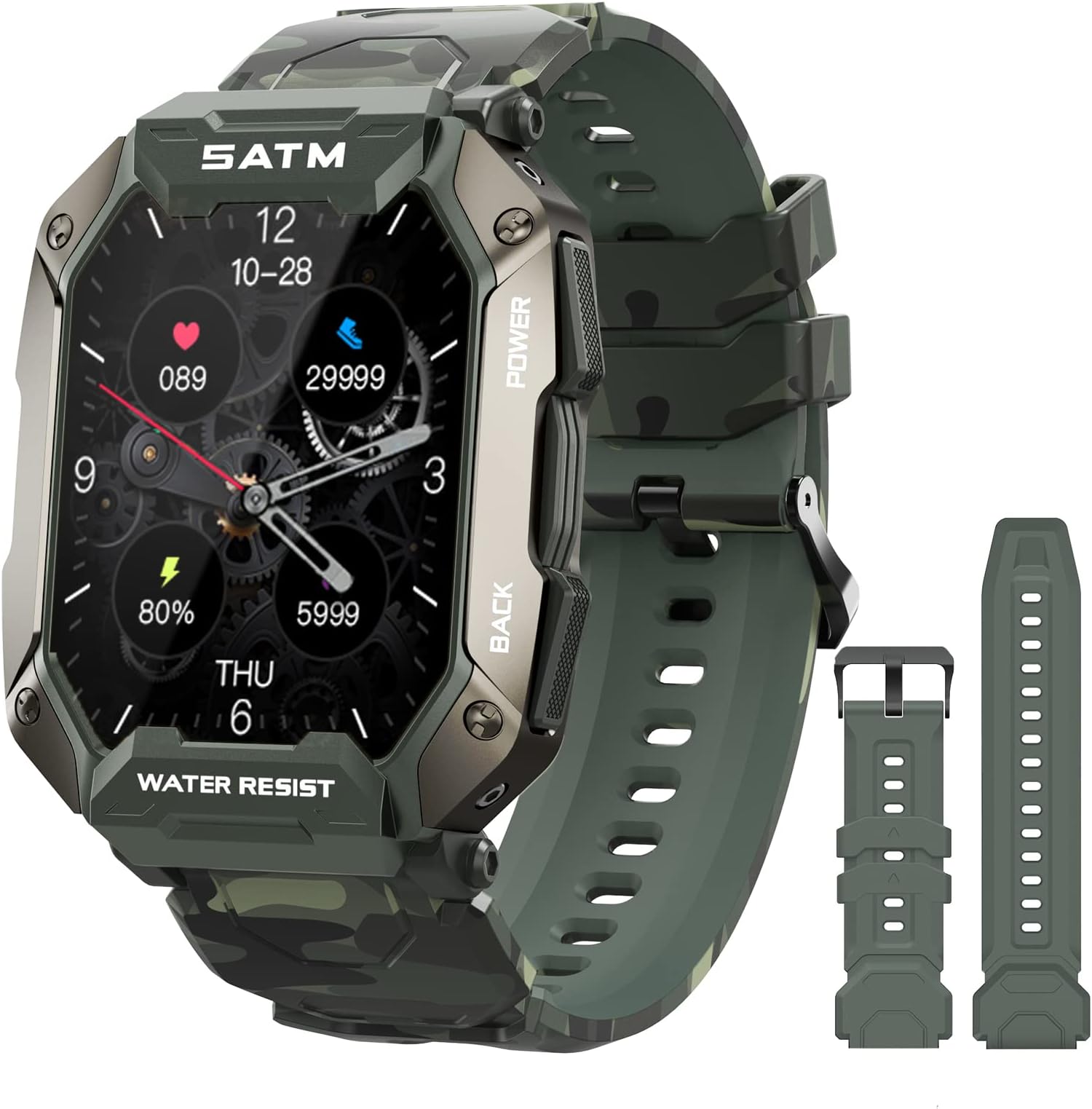 Smart Watches for Men, 1.71" Fitness Watch with Heart Rate