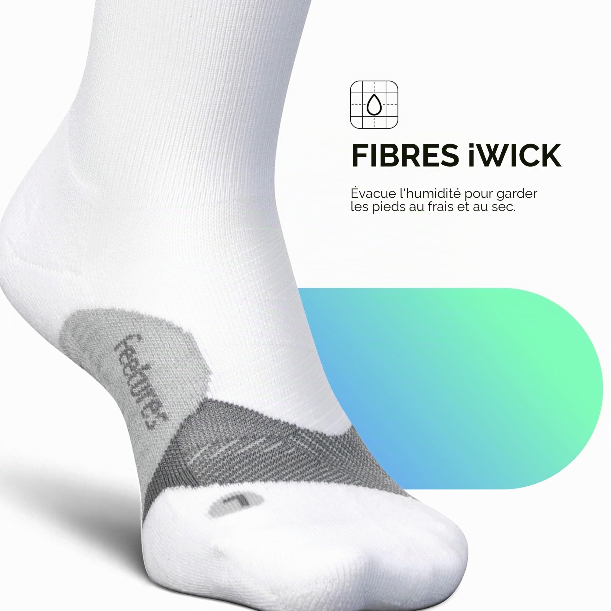 Feetures Elite Light Cushion Mini Crew