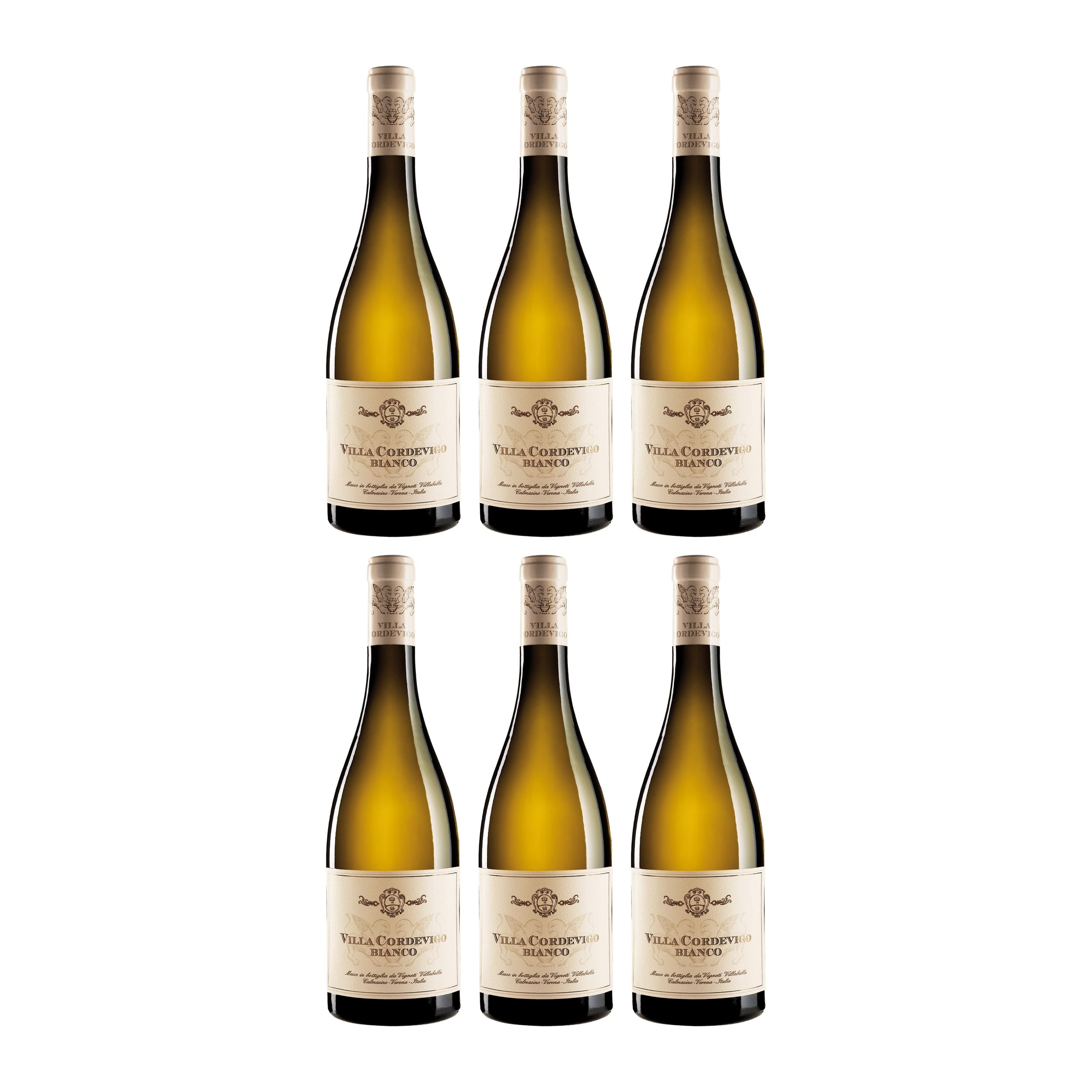 Villa Cordevigo Bianco Veronese IGT Weisswein Weiss Halbtrocken Italien inkl. FeinWert E-Book (6 x 0.75 l)