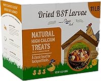 ClassicFlock 11 lb Black Soldier Fly Larva BSFL - High Calcium Protein Feed for Chickens, Superior to Mealworms