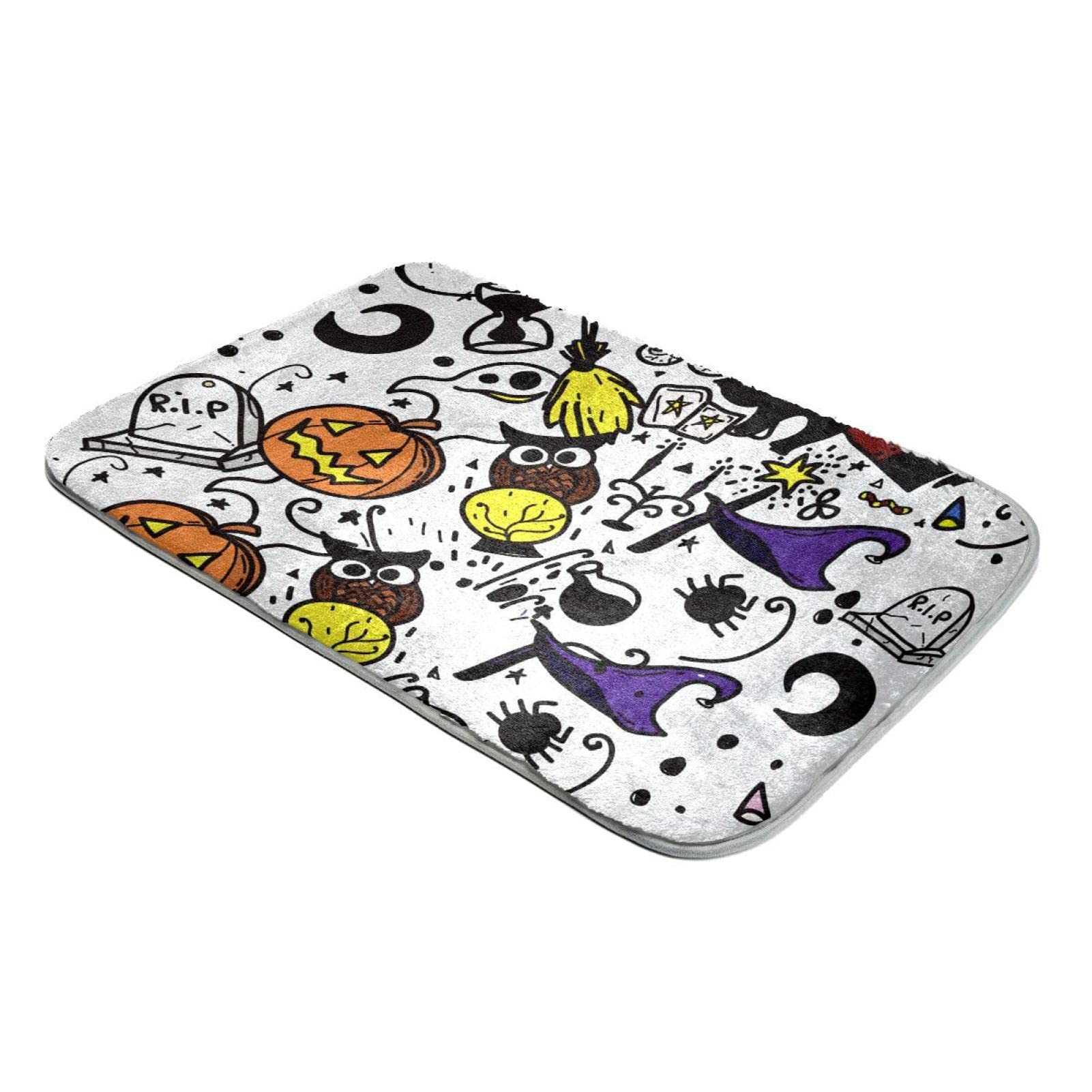 Tapis à poils longs en peluche citrouille ultra doux imitation fourrure