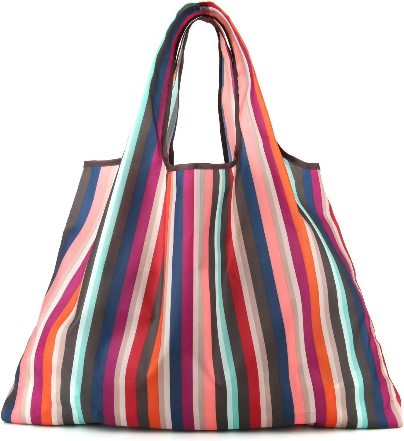 Tebery 6 Pack Reusable Grocery Bags Large Foldable Shopping Tote Bag Washable Heavy Duty Purse Shopping Bags