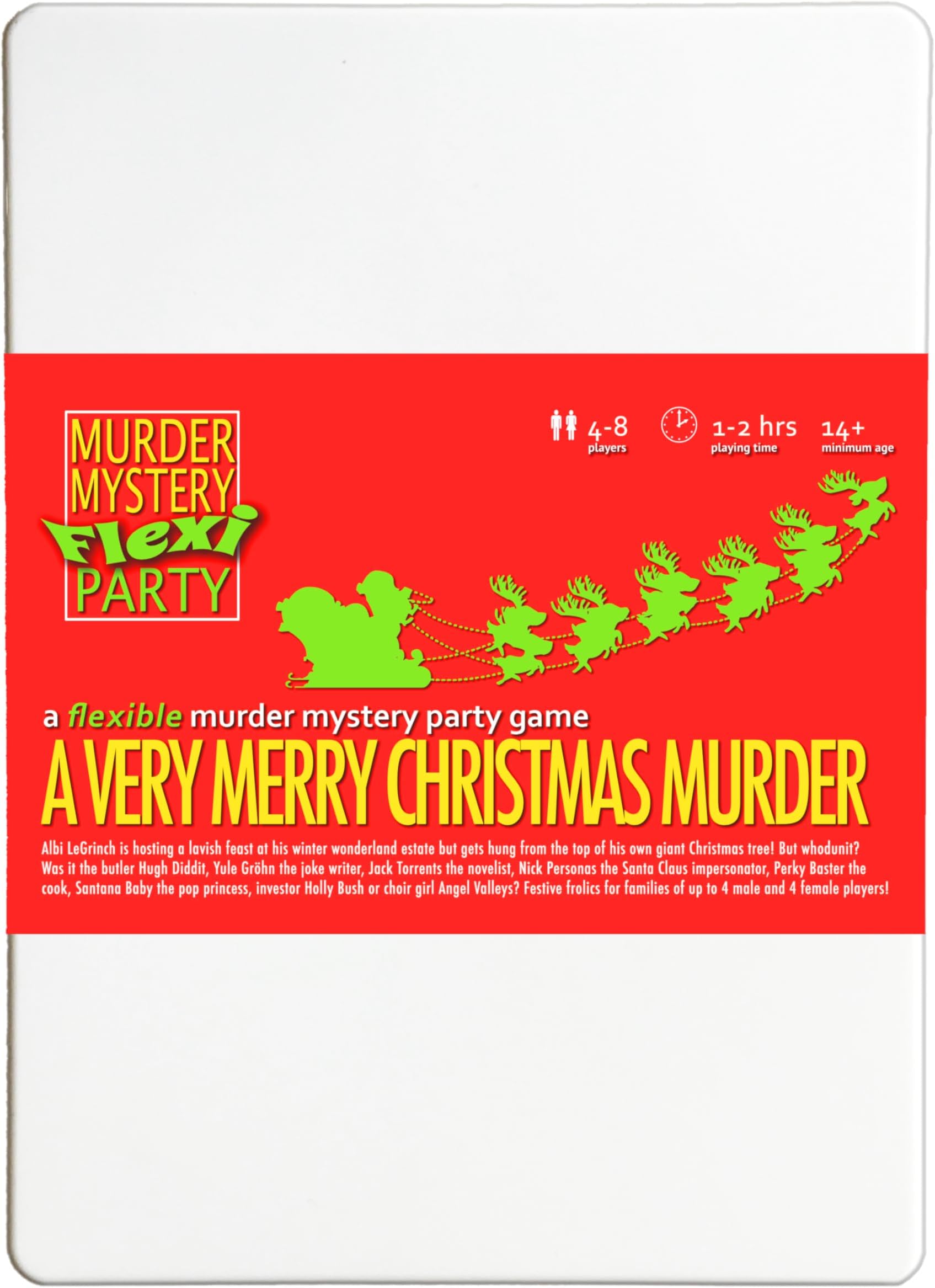 Murder Mystery Flexi Party A Very Merry Christmas 4-8 Player