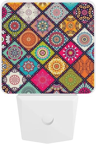 Miniatura 8 de Luces nocturnas bohemias enchufables LED del atardecer al amanecer, lámpara nocturna con sensor automático para niños, niñas, niños, dormitorio,