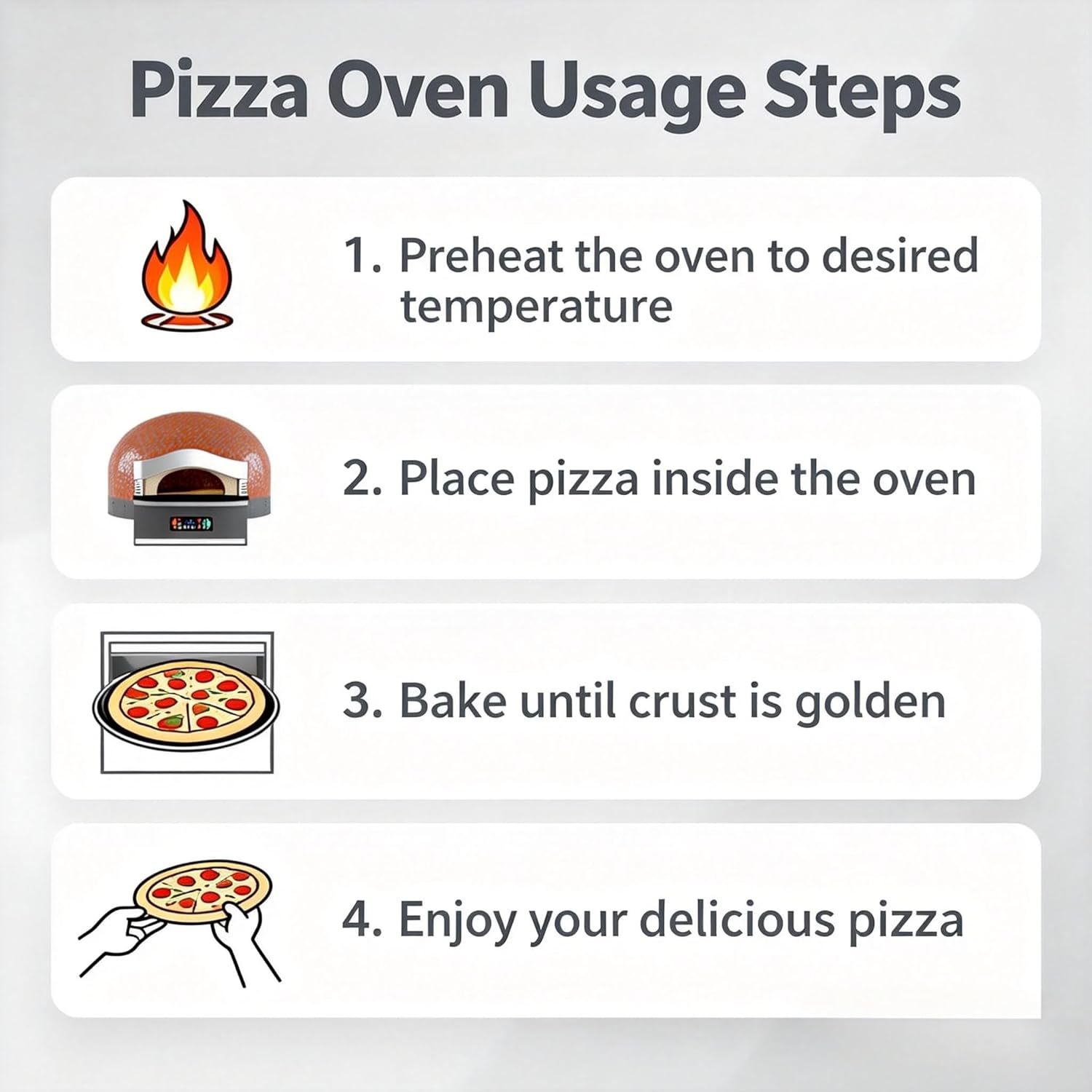 Artisan Outdoor Pizza Oven - Stainless Steel Wood Fired Pizza Oven with Built-In Thermometer and Cordierite Stone, High Temperature 16" Gas and Wood Hybrid Oven for Backyard