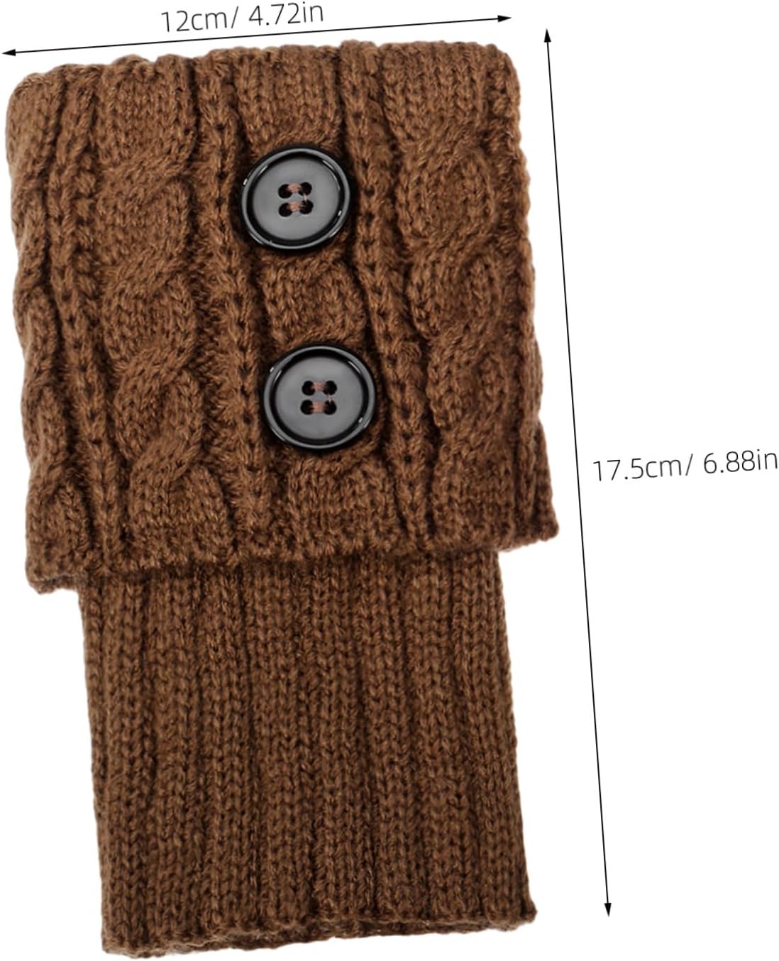 Short Knitted Leg Warmers for Women 4 Pairs Ankle Warmers Boot Cuffs Cozy Winter Boot Toppers Soft and Comfortable Sock Accessories for Cold Weather
