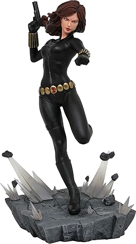 Diamond Select Toys Colección Marvel Premier: estatua de resina Black Widow, multicolor, 11 pulgadas