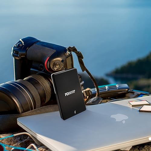 Miniatura 6 de Fantom Drives - Unidad de estado sólido portátil 3D NAND TLC de 4 TB - Thunderbolt 3 y 4 USB 3.2 Tipo-C - 2800MBs - Certificado Intel -TB3X-2300N4TB