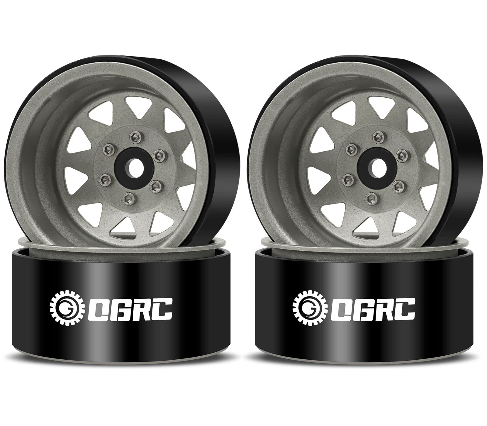 Amazon.com: OGRC 4PCS Aluminum 1.9 Inch Beadlock Wheels Negative Offset ...