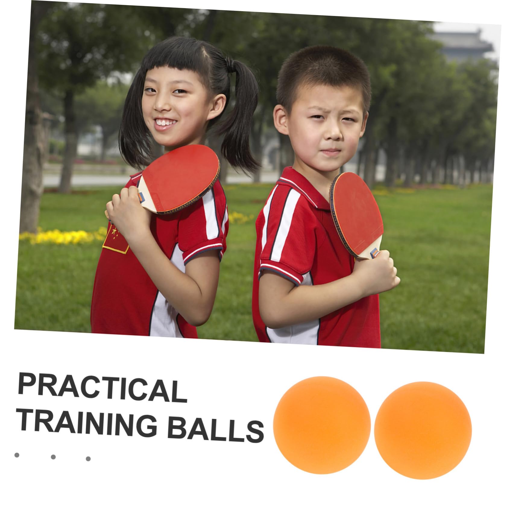 TOYANDONA Balones de Tenis de Mesa Pequeñas 10 Piezas Plástico para Entrenamiento Profesional Competición y Juegos
