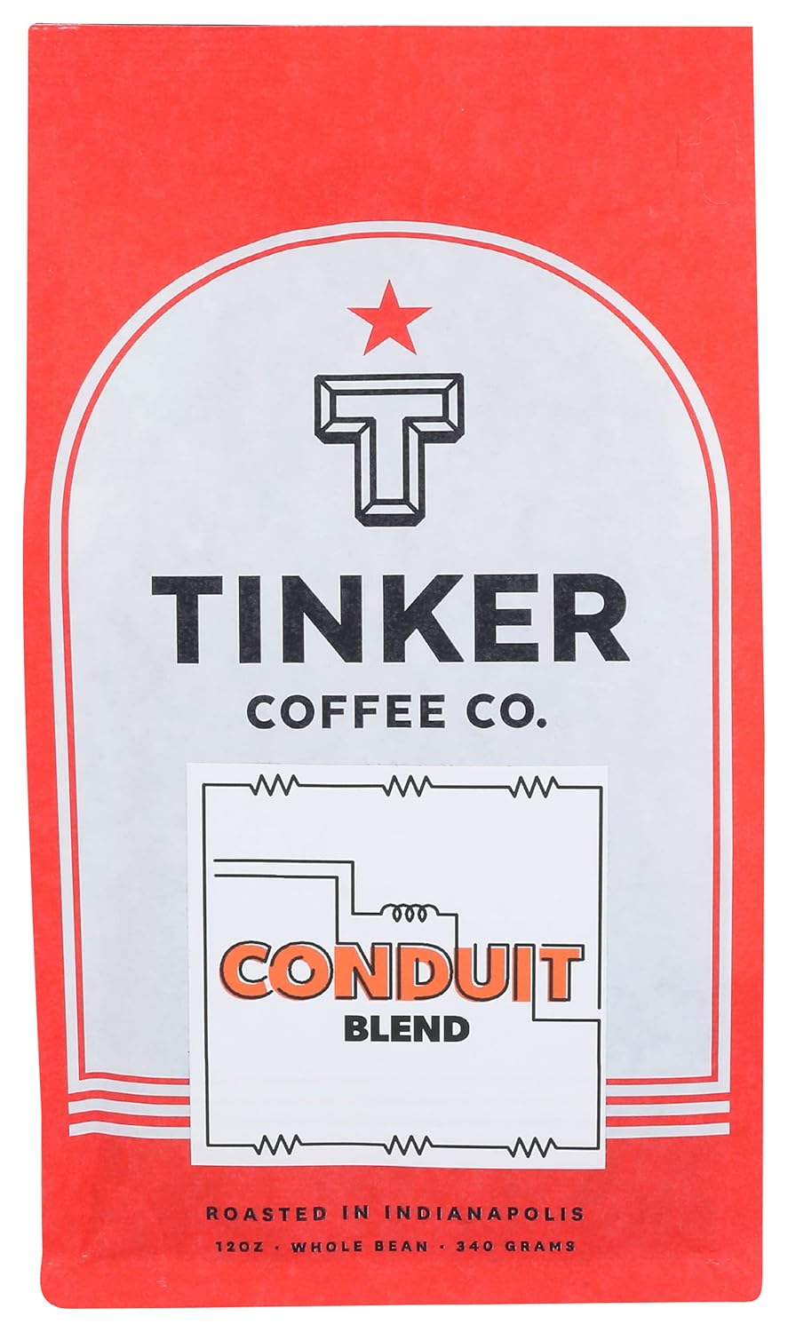 TINKER COFFEE CO Whole Bean Conduit Blend Coffee, 12 OZ