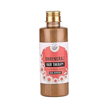 AMRUTAM Bhringraj Hair Therapy- 2 in 1 Conditioner and Shampoo with Triphala, Shikakai - (200ml)