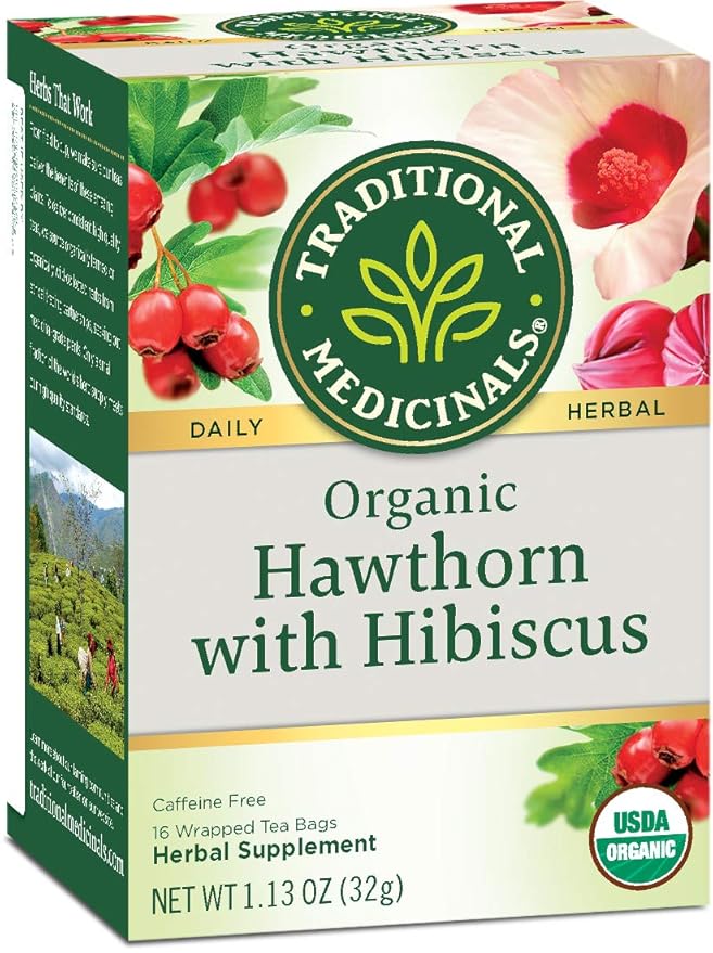 Traditional Medicinals Organic Hawthorn & Hibiscus Herbal