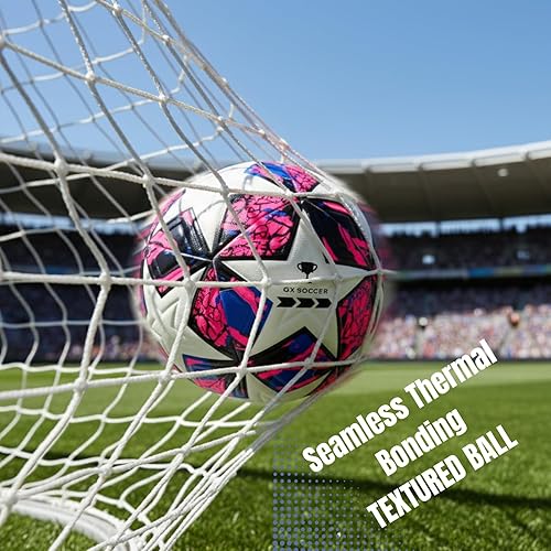 Miniatura 4 de Balón de fútbol Tamaño 4. Balón de fútbol de campeones de fútbol GX. Material duradero de PU de grado profesional.