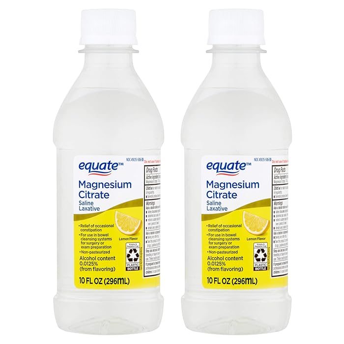 Buy Equate Magnesium Citrate Oral Solution, Saline Laxative, Lemon