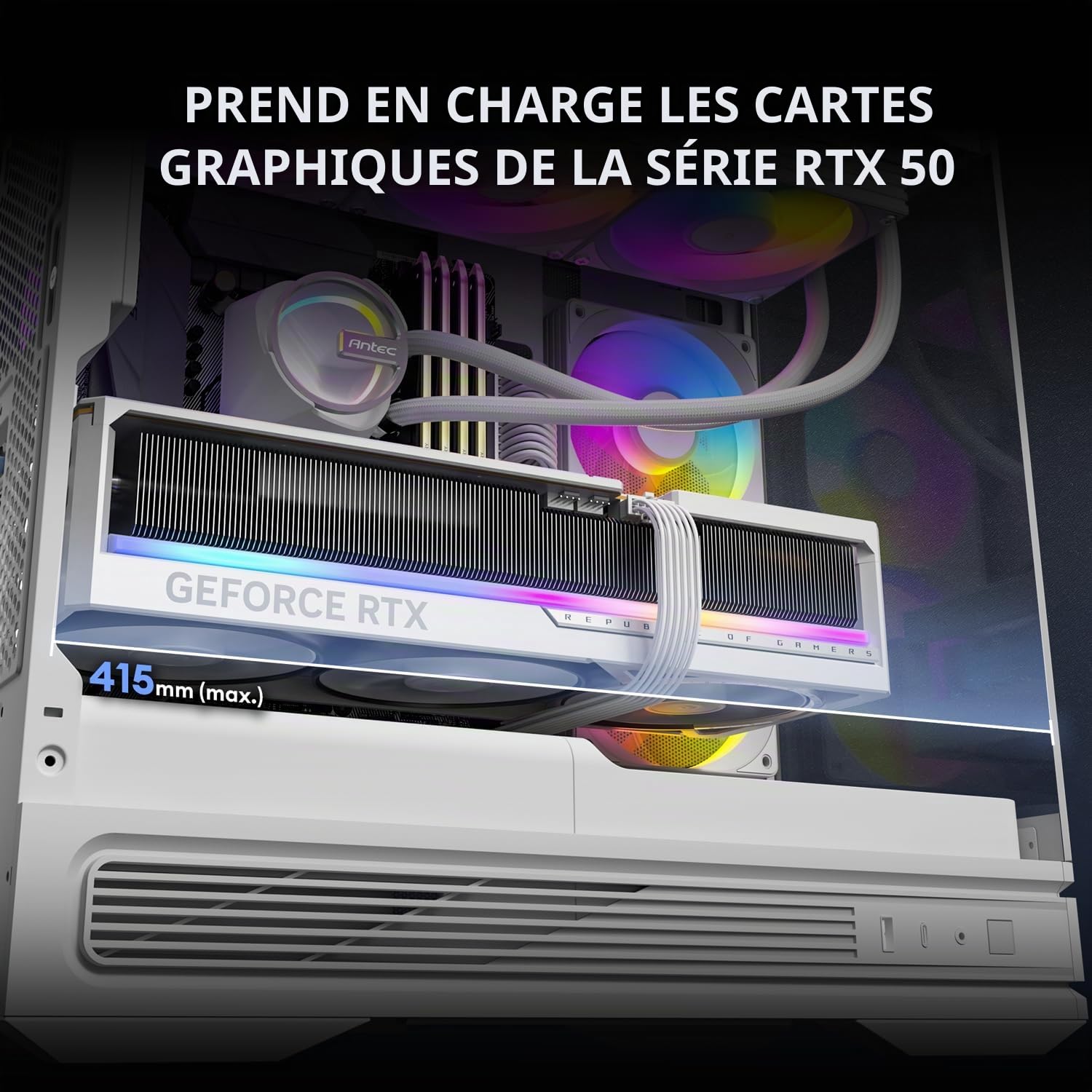 ANTEC Constellation C2M ARGB White Boîtier PC MicroATX