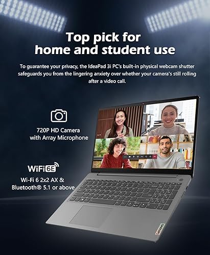 Miniatura 5 de Lenovo IdeaPad 3 - Ofertas navideñas para portátiles, pantalla táctil FHD de 15.6 pulgadas, Intel Core i3-1115G4, 24 GB de RAM, SSD de 1 TB, HDMI,