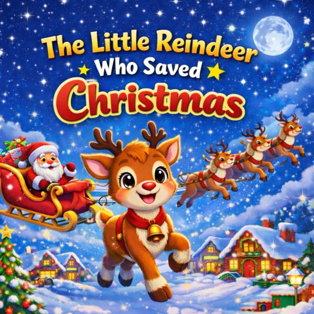 The Little Reindeer Who Saved Christmas: A Heartwarming Children's Christmas For Kids age 3 - 8