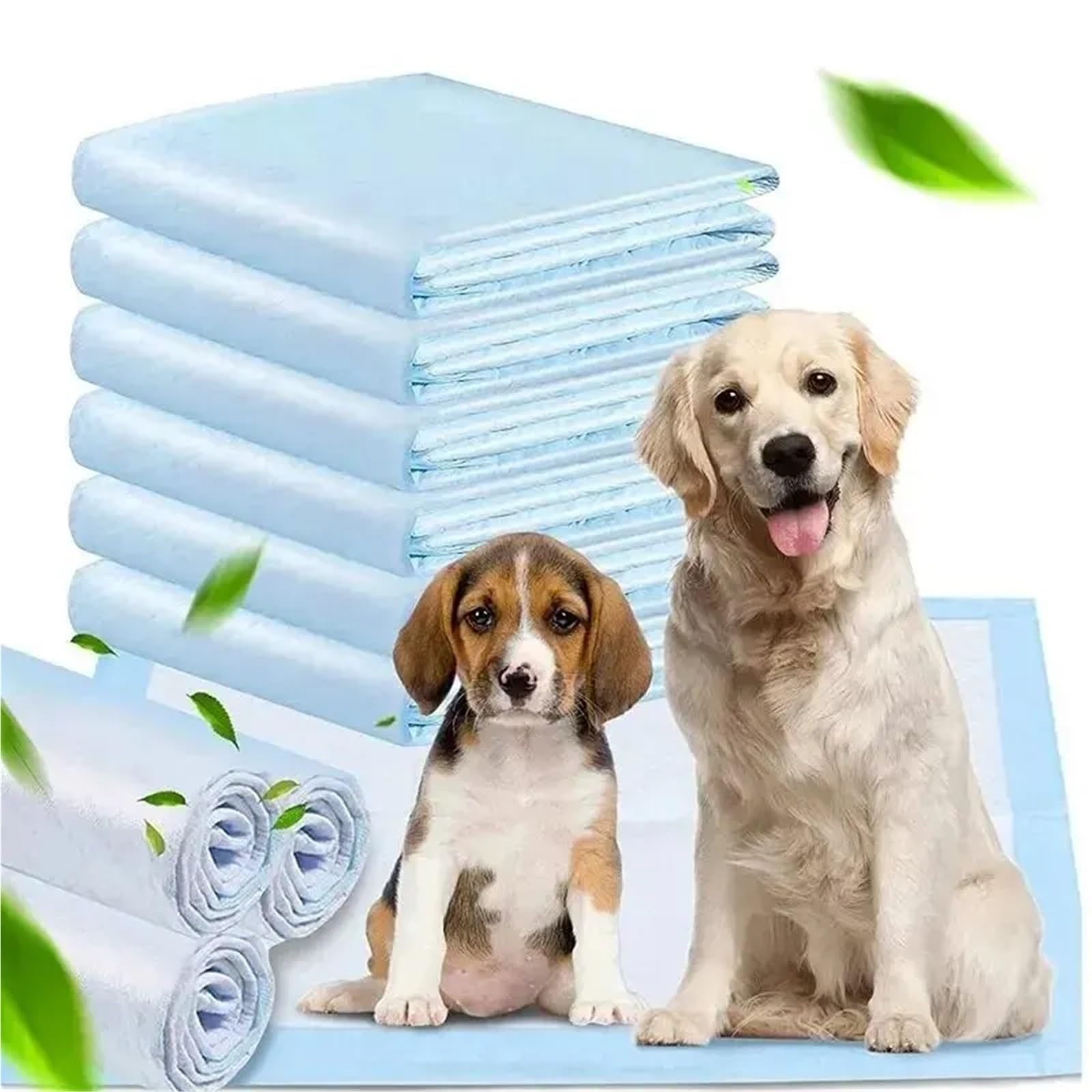 Super Absorbent Pet Diaper Thick Pee Pads Quickdry Disposable Urine Nappy Mat For Cats Dog Diapers Deodorant Pet Supplies(40pcs 60x60cm)