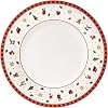 Villeroy & Boch Toy's Delight Specials Red and White Dinner Plates Dishwasher Safe Microwave Safe Plates Tableware Dinner Plates Christmas Tableware Toys Premium Porcelain