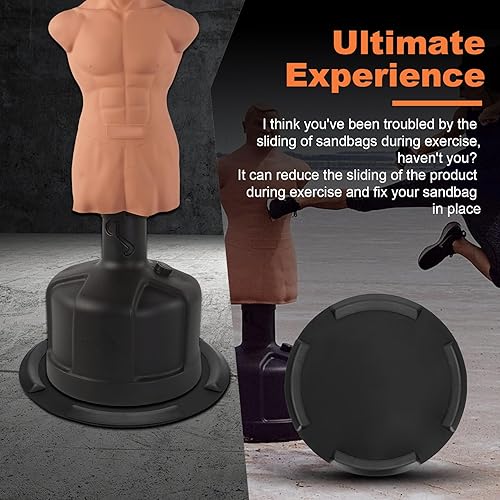 Miniatura 4 de Wolfwo Alfombrilla de anillo para bolsa, kit de parachoques evita que las bolsas pesadas independientes se muevan durante entrenamientos intensos,