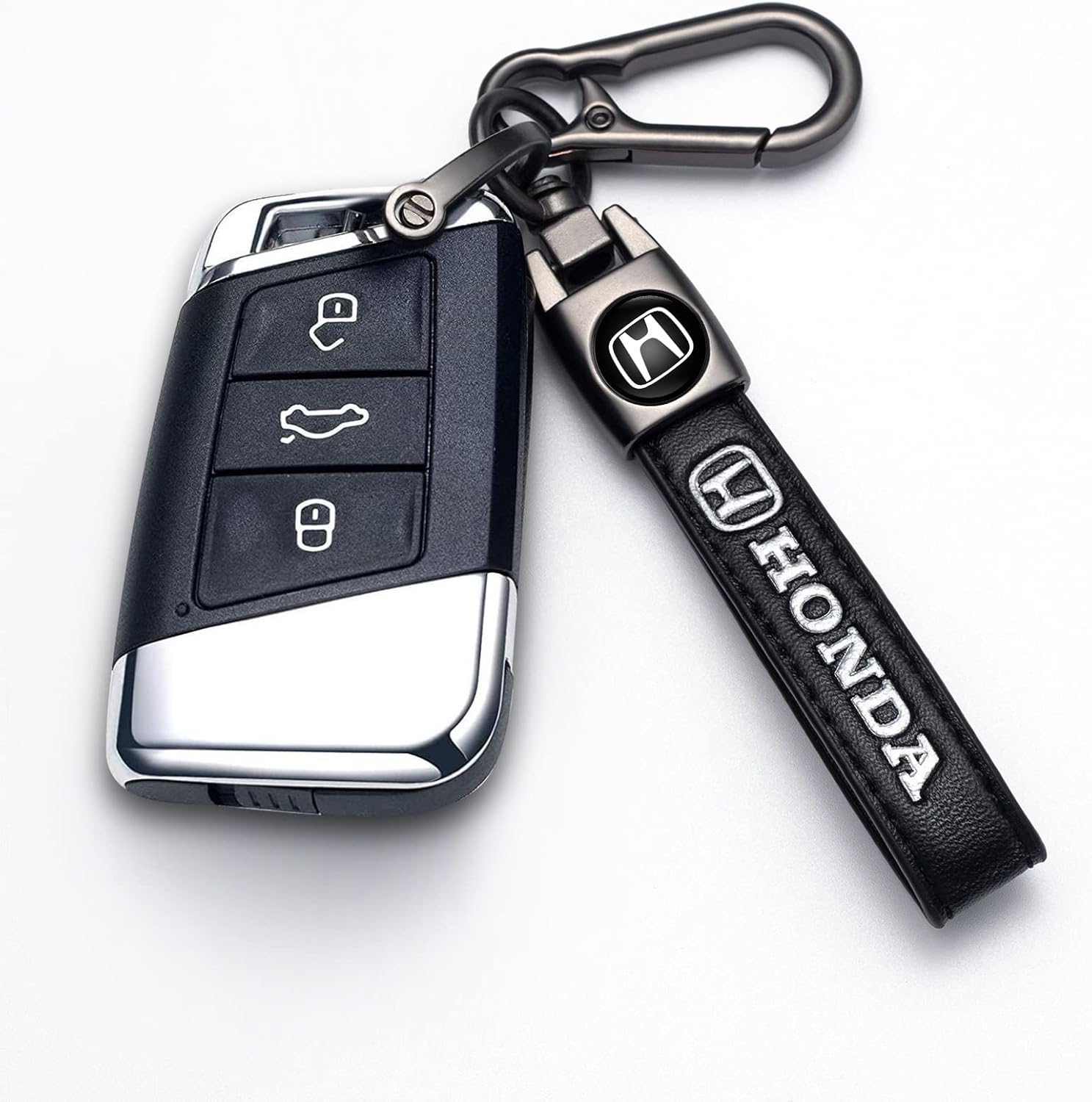 Leather Car Keychain Keyring for Baseball Fans, Car Key Fob Holder Keychain Lanyard for Baseball Fans - Image 5