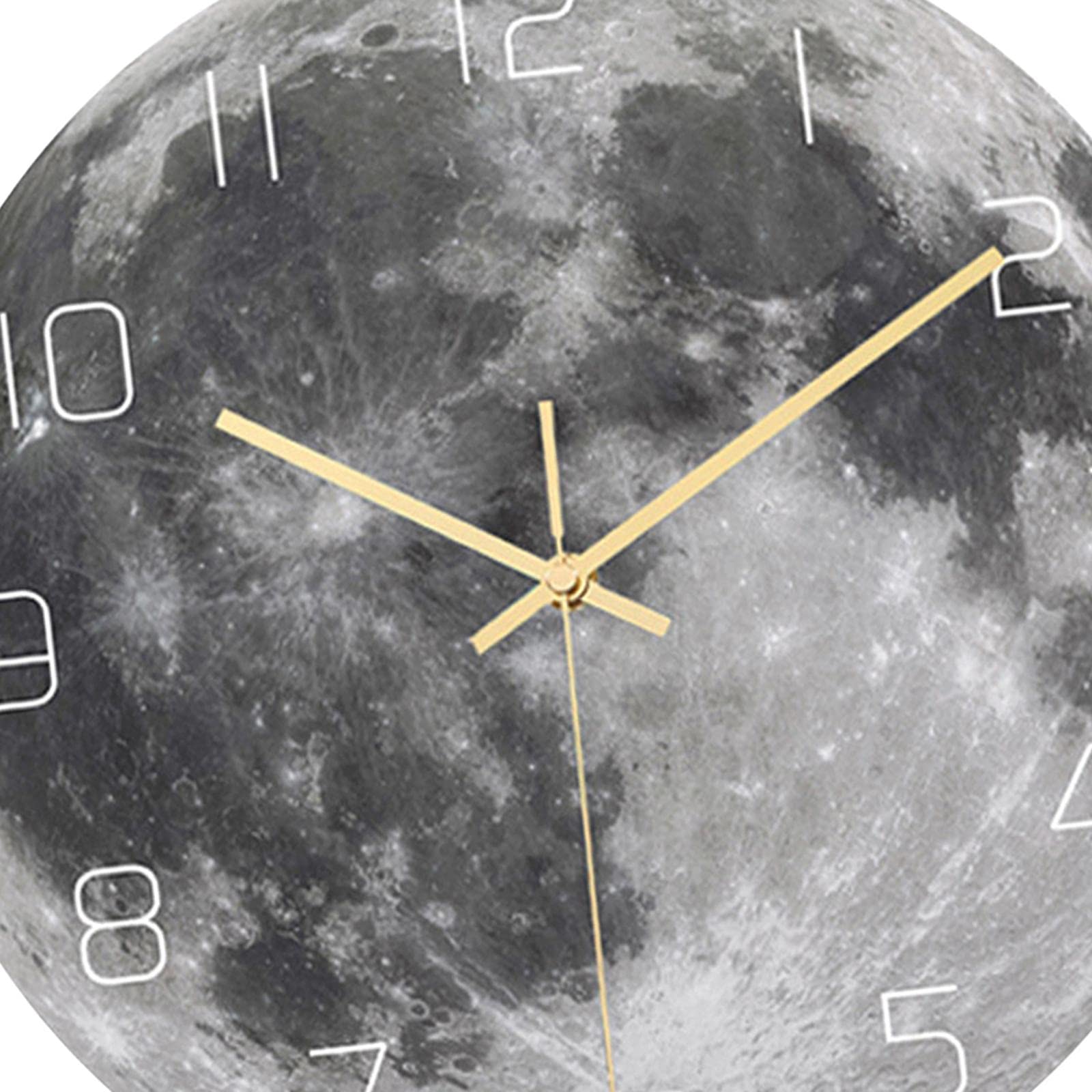 Reloj de Pared Luminoso Acrílico con Movimiento Silencioso Números y Estilo Contemporáneo Apto para Cocina y Restaurante 30cm