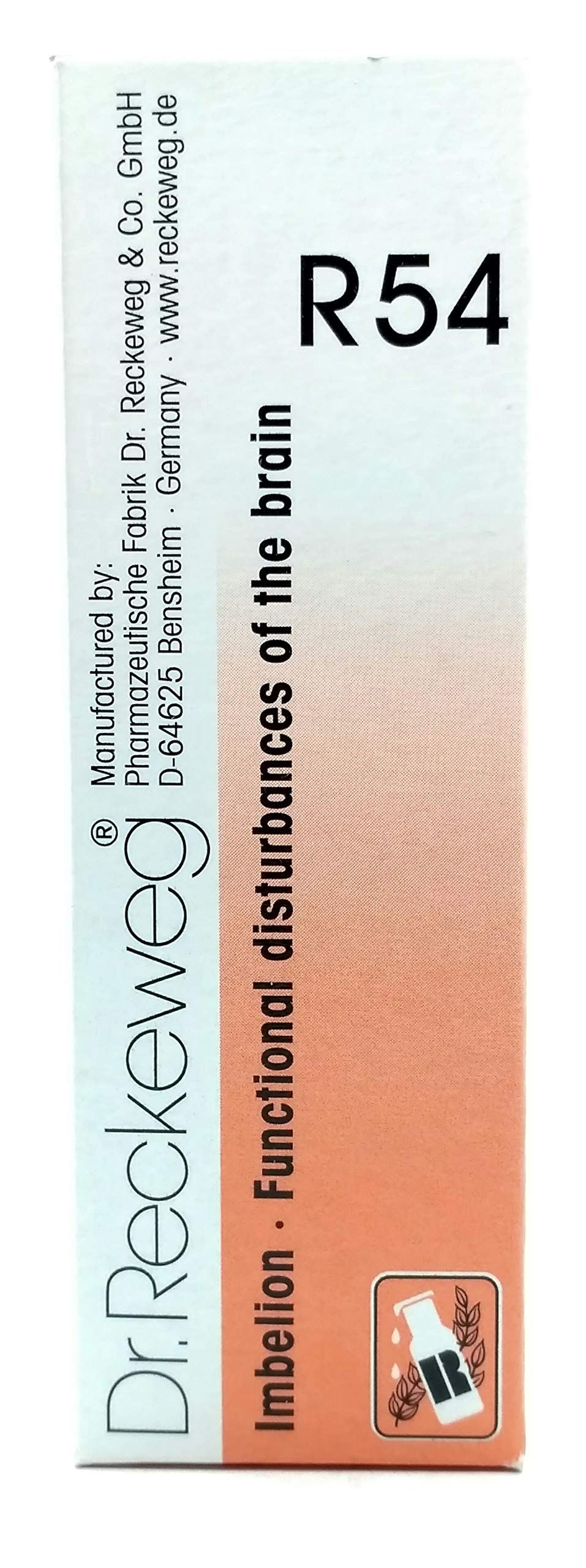 Dr.ReckewegGermany R54 - Functional disturbances of The brain (22 ml)