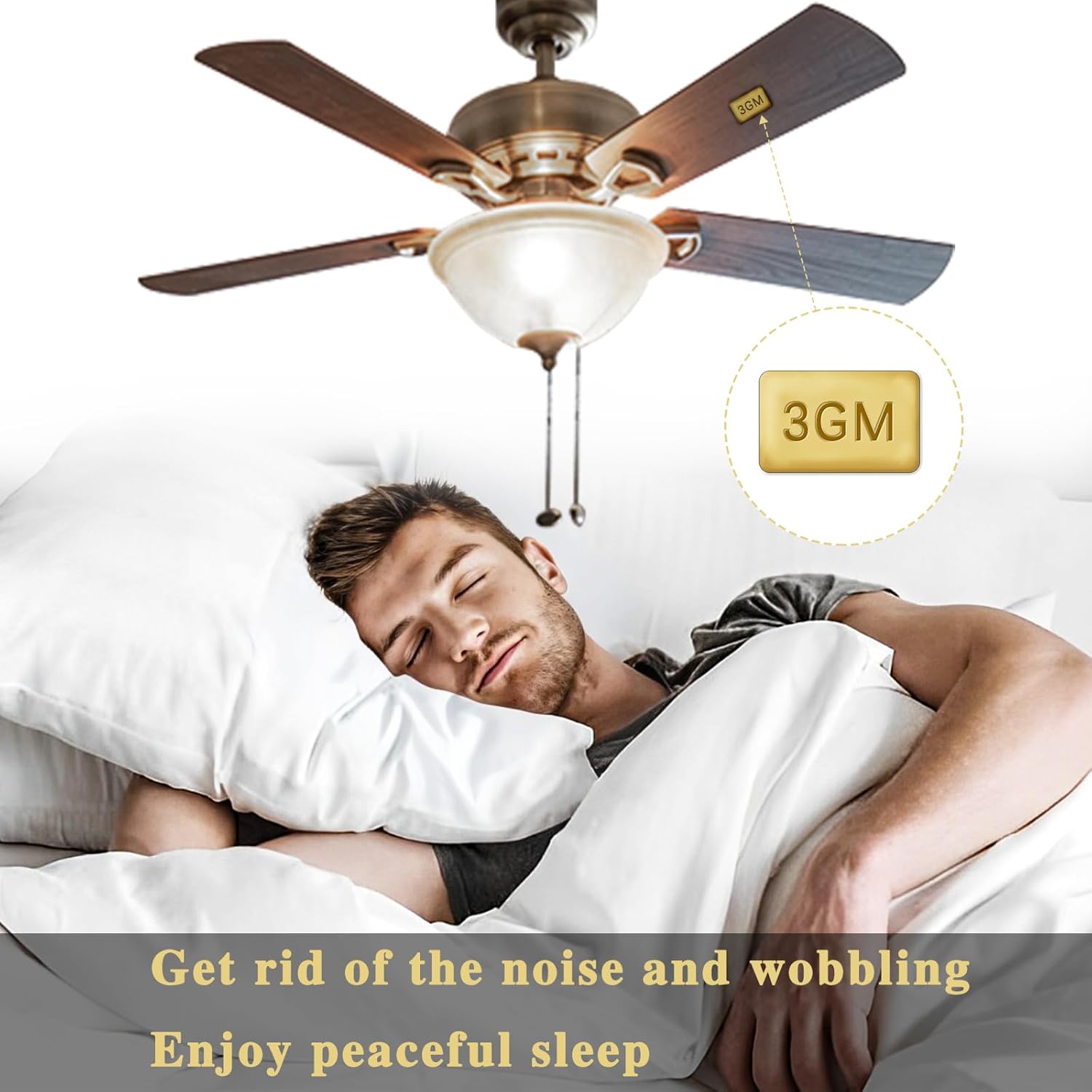 KALIONE Ceiling Fan Blade Balancing Kit Including Fan Balancing Clips and 12pcs Metal Self-Adhesive 3G Weight Practical Fan Balance Kit for Ceiling Fan Weight Balancing 4pcs