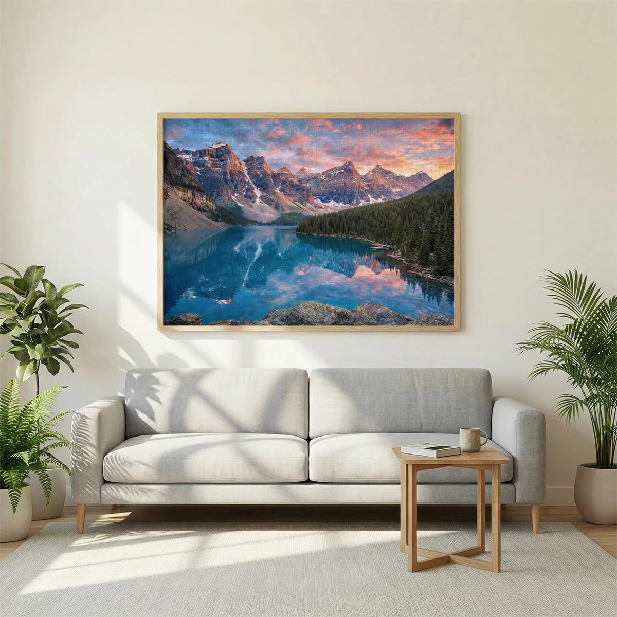 Moraine Lake Puzzle 1000 Pieces for Adults | Impossible Hard Difficult ChallengingJigsaw Puzzles for Puzzle Lovers - 5