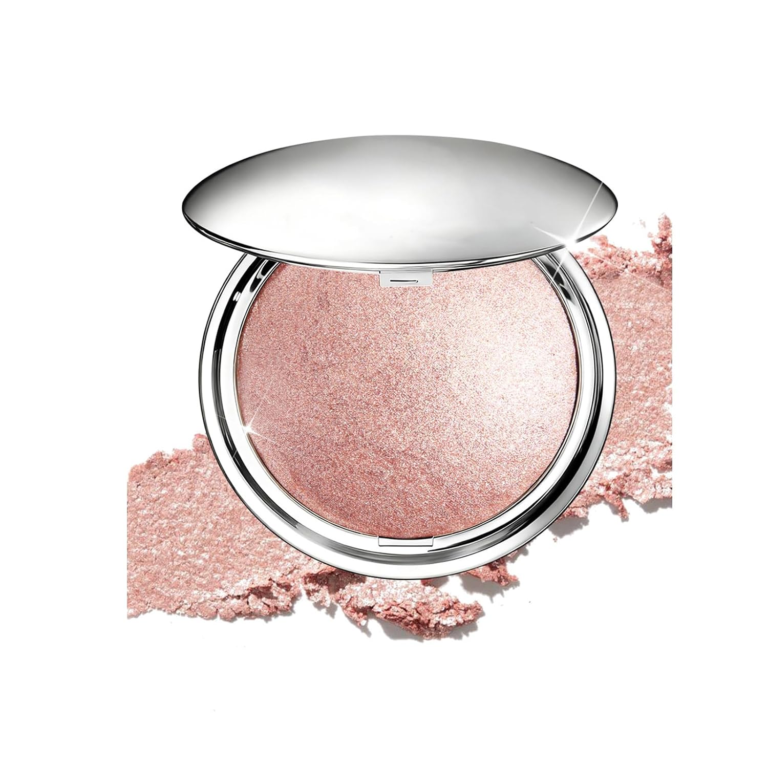 Shimmer Glow Highlighter Cream - Waterproof Long-Lasting Soft Glitter Highlighter for Eye Face & Body Lightweight Radiant Makeup Glow 10 g #02
