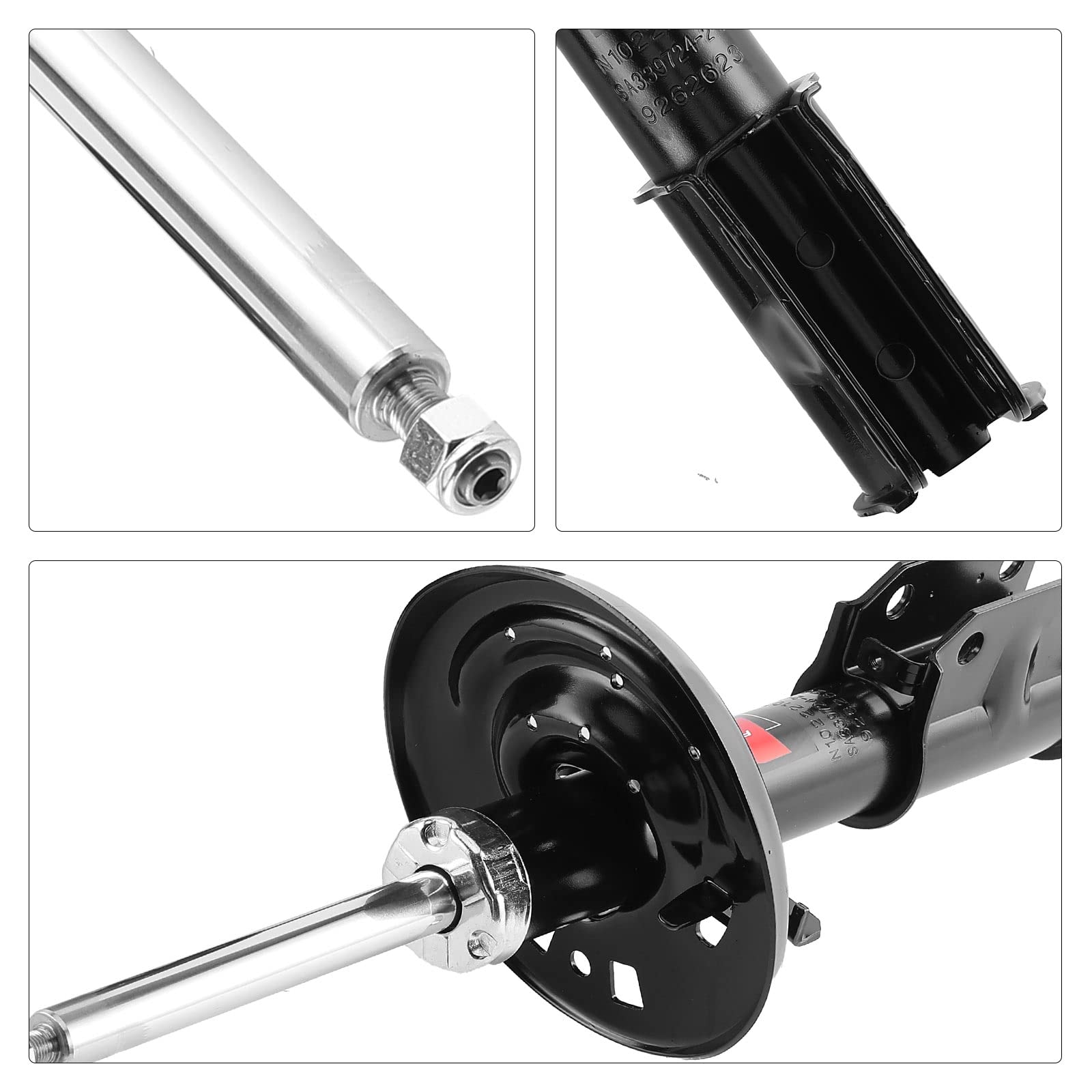 Frankberg 2 amortiguadores delanteros de 504 mm de presión de gas | 543020057R; Compatible con: M.e.g.a.n.e III Hatchback B3 BZ0/1, M.e.g.a.n.e III Grandtour KZ0/1